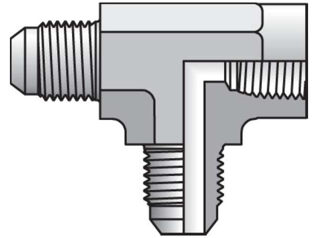 16 MTX-S Triple-Lok 37° Tee MTX