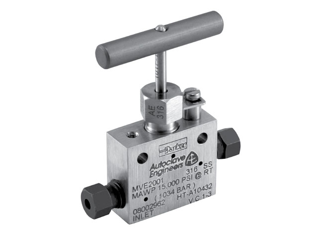 MV2002 Autoclave Engineers Low Pressure Mini Needle Valve - MV