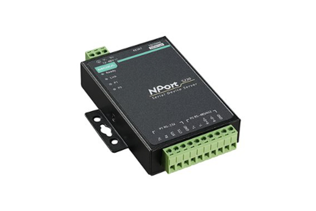 Moxa NPort 5230 2-port RS-232/422/485 serial device servers