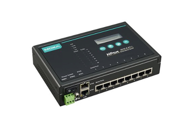 NPort 5610-8-DT-J Moxa NPort 5610-8-DT-J 8-port RS-232/422/485 serial device servers