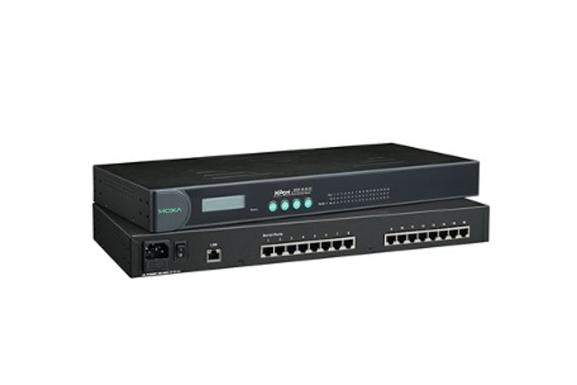 NPort 5650-16-M-SC Moxa NPort 5650-16-M-SC 8 and 16-port RS-232/422/485 rackmount serial device servers
