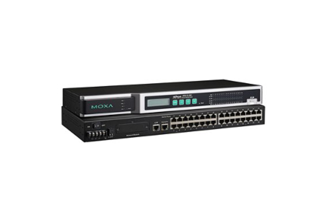 NPort 6610-32-48V Moxa NPort 6610-32-48V 4/8/16/32-port RS-232/422/485 secure terminal servers