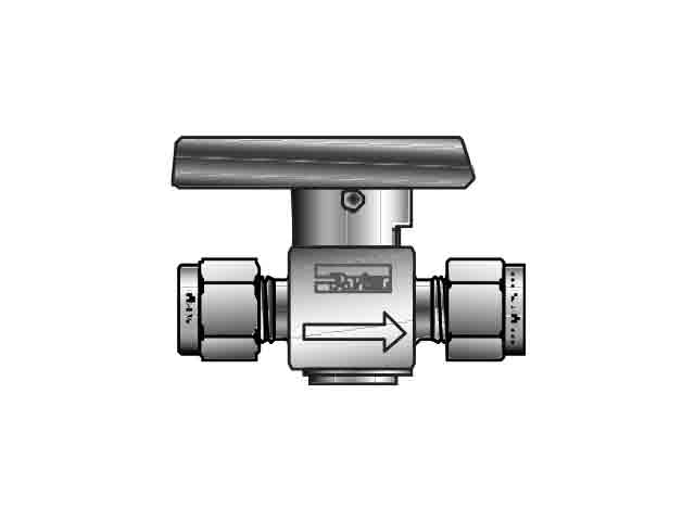 2F-PR4-BNT-B Rotary Plug Valve - PR