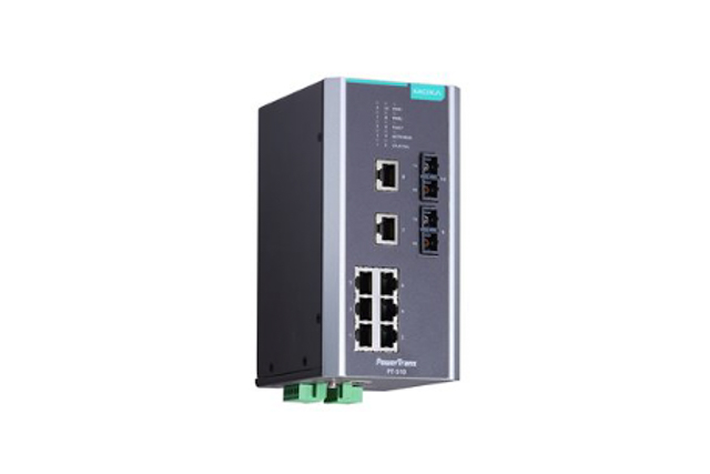PT-510-MM-SC-24 Moxa PT-510-MM-SC-24 IEC 61850-3 10-port Layer 2 DIN-rail managed Ethernet switches