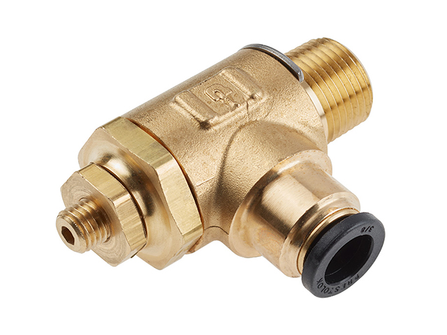 FC703-6-6 FC703 Push-To-Connect Meter Out Metal Flow Control – NPT