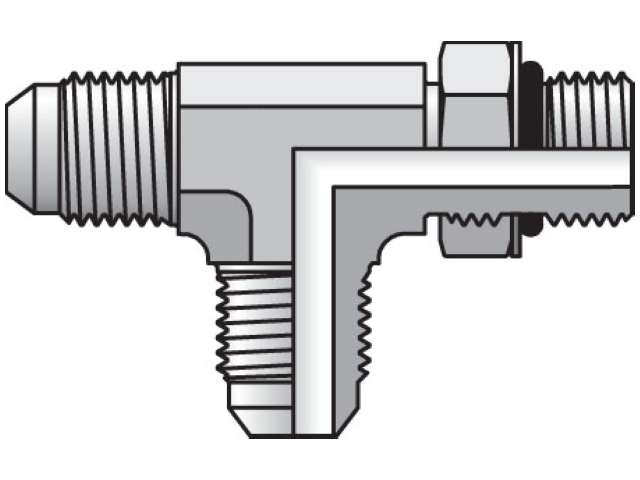 4 R5OX-SS Triple-Lok 37° Tee R5OX