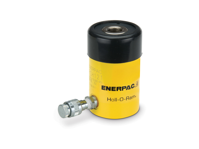 RCH-123 Enerpac RCH-123 Hollow Plunger Hydraulic Cylinder Single Acting 12 Ton Steel Series RCH