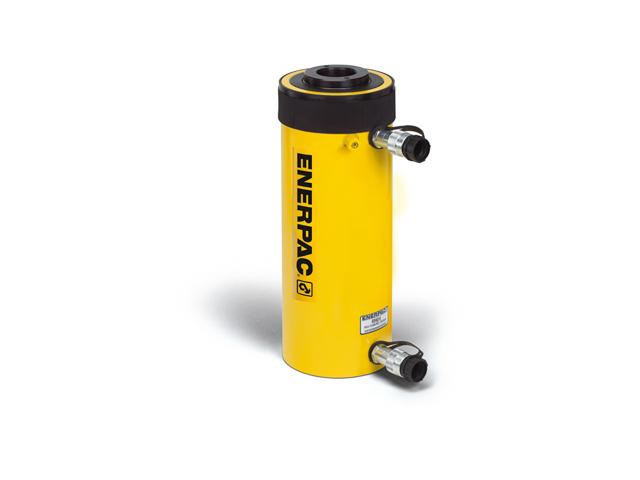 Enerpac RRH-1508 Hollow Plunger Hydraulic Cylinder Double Acting 150 Ton Steel Series RRH
