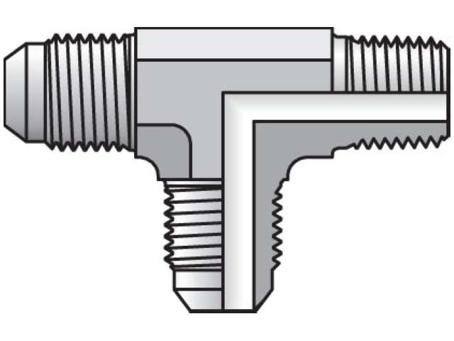 4 RTX-S Triple-Lok 37° Tee RTX