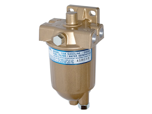 Racor Aquabloc®II Compact Gasoline/Diesel Fuel Filter/Water Separator Spin-on Filter - 110A