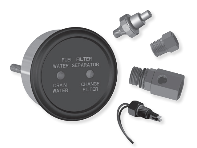RK 11-1570 Racor 2" Gauge Type Water Detector and Filter Restriction Module - RK 11-1570