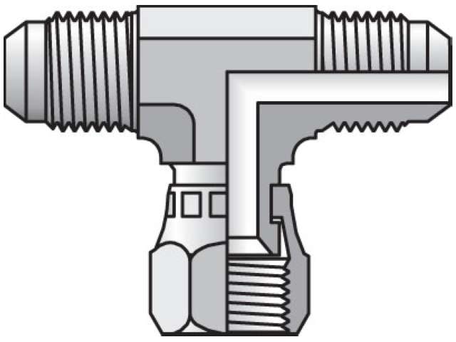 20 S6X-SS Triple-Lok 37° Tee S6X