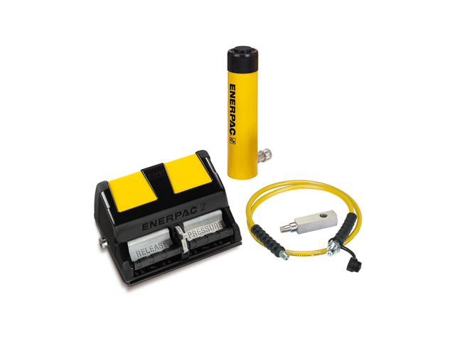 Enerpac SCL-201XA Cylinder and Air Pump Set Single Acting 20 Ton Steel Series SC