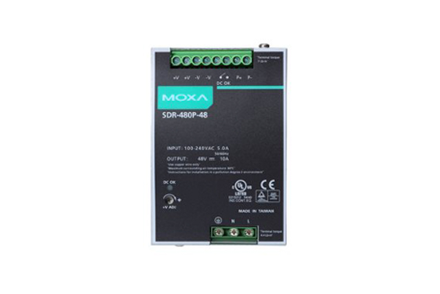 SDR-480P-48 Moxa SDR-480P-48 480 W power supply for DIN-rail mounted products
