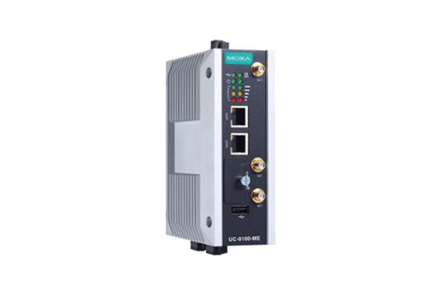 UC-8112-ME-T-LX-US-LTE Moxa UC-8112-ME-T-LX-US-LTE Arm-based wireless-enabled DIN-rail industrial computer with 2 serial ports and 2 LAN ports