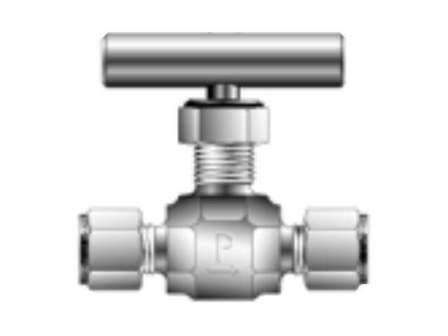 8F-V12LR-SS-S Needle Valve - Inline - V12