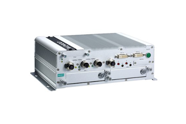 V2416A-C2-W7E Moxa V2416A-C2-W7E Compact, fanless, vibration-proof computers for rolling stock applications