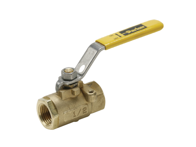 V502P-6 Brass Ball Valve - Panel Mount - V502P