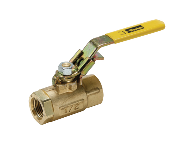 VP500P-24 Brass Ball Valve - Locking Handle - VP500P