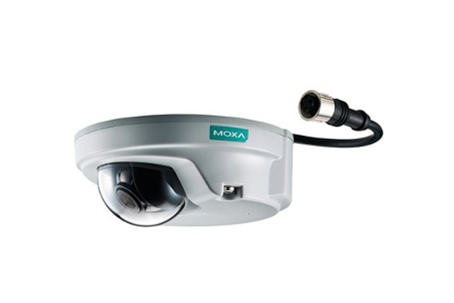 VPort P06-1MP-M12-MIC-CAM60-T Moxa VPort P06-1MP-M12-MIC-CAM60-T EN 50155, HD video image, compact IP cameras