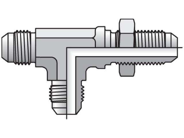 4 WJJTX-S Triple-Lok 37° Tee WJJTX