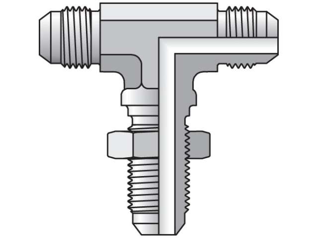 12 WJTX-WLN-SS Triple-Lok 37° Tee WJTX