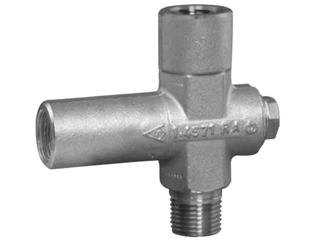 50681265 Overpressure Gauge Protector 50681265 Wika 50681265 Overpressure Gauge Protector Model 910.13 725 to 3625 PSI Factory-set 1/2 NPTF X 1/2 NPTM Stainless Steel