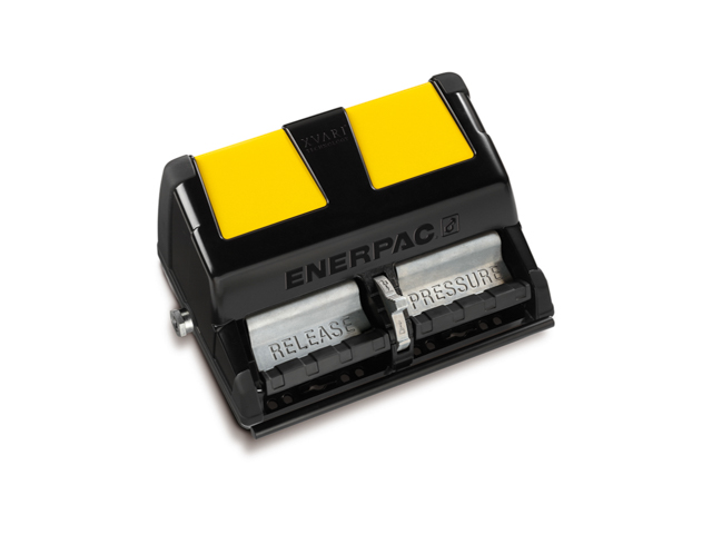 Enerpac XA12 Air Driven Hydraulic Pump 3-way 3-pos Advance/Hold/Retract 10-35 SCFM Series XA