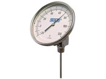 52040D206G4 Wika 52040D206G4 Bimetal Process Grade Thermometer Model TI.52 5 Inch Dial 0/250° F 1/2 NPT Adjustable Angle Stainless Steel Case