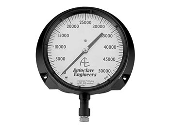 P-0489B-CG Autoclave Engineers Instrument Quality Pressure Gauge - 4-1/2 and 6 Inch