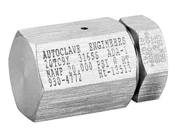 20TC9X Autoclave Engineers Female Tube Cap - Medium Pressure
