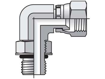 4 AOEX6-S Triple-Lok 37° 90° Elbow AOEX6