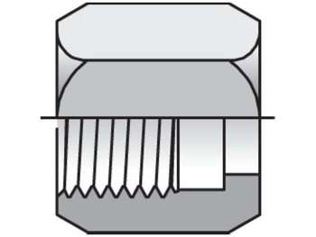 6 BTX-S Triple-Lok 37° Nut, Sleeve, Locknut BTX