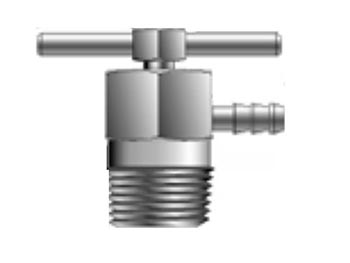 6M-BV8-S-BVT Bleed Valve - Barbed Vent Tube - BV