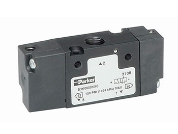 B Series Double Air Piloted 4-way 3-position Valve