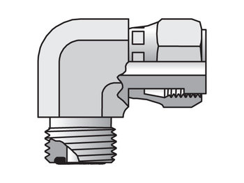 10C6MLOS Seal-Lok ORFS 90° Elbow C6MLO