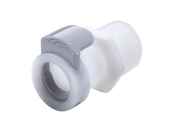 CPC Colder Products APCD10006BSPT 3/8 BSPT Valved Coupling Body