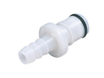 40900 CPC Colder Products 40900 APC22004 NSF 1/4 Hose Barb Non-Valved In-Line Coupling Insert