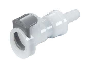 42100 42100 CPC Colder Products 42100 APCD17004SH NSF 1/4 Valved In-Line Coupling Body With Shroud