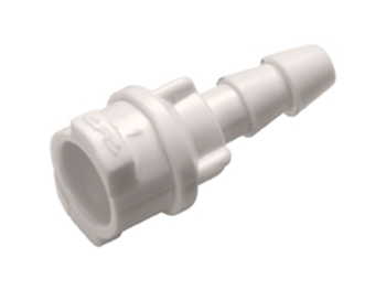 SMF10297 CPC Colder Products SMF10297 1/8 Hose Barb Non-Valved In-Line Disposable Coupling Body