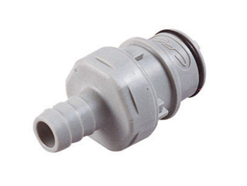 HFC22612 CPC Colder Products HFC22612 3/8 Hose Barb Non-Valved In-Line Coupling Insert