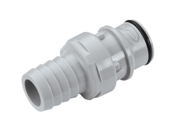 HFCD221012 CPC Colder Products HFCD221012 5/8 Hose Barb Valved In-Line Coupling Insert