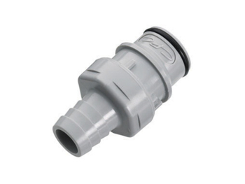 HFCD22812 CPC Colder Products HFCD22812 1/2 Hose Barb Valved In-Line Coupling Insert
