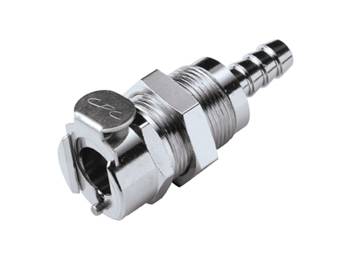 LC16004 LC16004 CPC Colder Products LC16004 1/4 Hose Barb Non-Valved Panel Mount Coupling Body