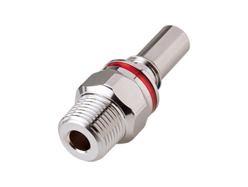 LQ4D24006RED CPC Colder Products LQ4D24006RED 3/8 NPT Valved Liquid Cooling Coupling Insert Warm Red
