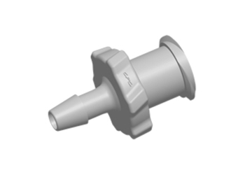LF31 CPC Colder Products LF31 Luer Fitting Female Luer X 3/32 HB Natural Polypropylene