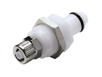 30700 CPC Colder Products 30700 PLC40004 NSF 1/4 PTF Non-Valved Panel Mount Coupling Insert