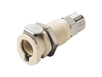 PLCD1200612 CPC Colder Products PLCD1200612 3/8 PTF Valved Panel Mount Coupling Body