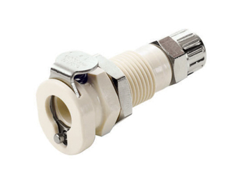 CPC Colder Products PMCD120412 1/4 PTF Valved Panel Mount Coupling Body