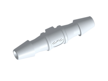 HS270 CPC Colder Products HS270 Straight Fitting 1/16 HB X 1/16 HB Natural PVDF